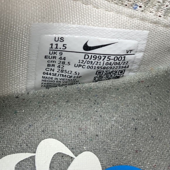 Nike Air VaporMax Flyknit 2021 Phantom White DJ9975-001 Women’s Shoe Size 11.5 - Picture 7 of 11